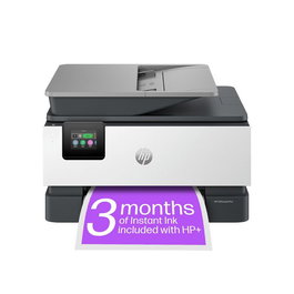 HP OfficeJet Pro 9120e - Imprimante tout-en-un couleur avec impression, copie, scan, fax, écran tactile, recto verso et Wi-Fi - Jusqu'à 22 ppm