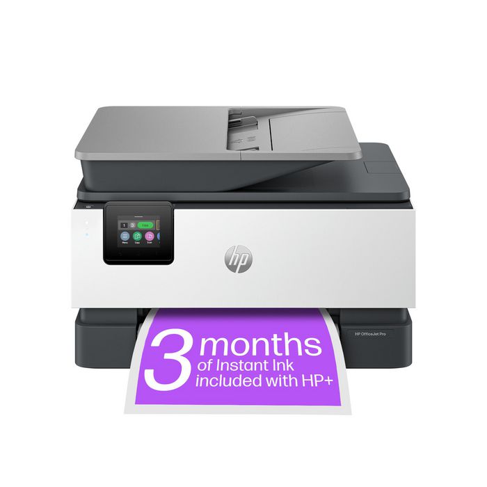 HP OfficeJet Pro 9120e - Imprimante tout-en-un couleur avec impression, copie, scan, fax, écran tactile, recto verso et Wi-Fi - Jusqu'à 22 ppm