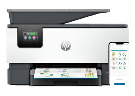 HP OfficeJet Pro 9120e - Imprimante tout-en-un couleur avec impression, copie, scan, fax, écran tactile, recto verso et Wi-Fi - Jusqu'à 22 ppm