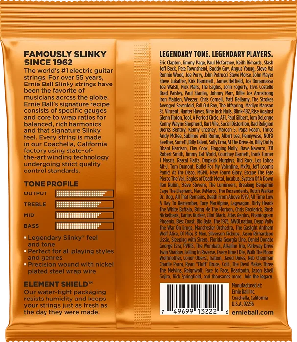 Ernieball Slinky Hybrid 9-46 Tripack (3) Jeu de cordes électrique