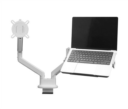 One For All DM0030 Support universel pour ordinateur portable compatible bras de monitor, avec butée de sécurité et patins en silicone