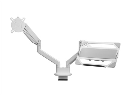 One For All DM0030 Support universel pour ordinateur portable compatible bras de monitor, avec butée de sécurité et patins en silicone