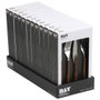 Day Set de 2 couteaux et 2 fourchettes pour viande en acier inoxydable