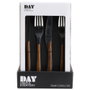 Day Set de 2 couteaux et 2 fourchettes pour viande en acier inoxydable
