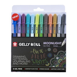 Sakura Gelly Rolls Moonlight 06 Cosmos - Collection de 12 couleurs