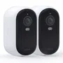 Arlo Essential2 2K - Caméra de sécurité extérieure sans fil - Vision nocturne couleur - Autonomie 6 mois - Angle de vue 130 degrés - Pack de 2