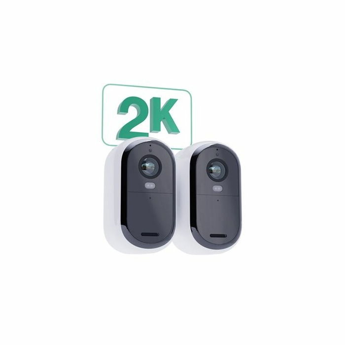 Arlo Essential2 2K Pack de 2 Caméras de Surveillance