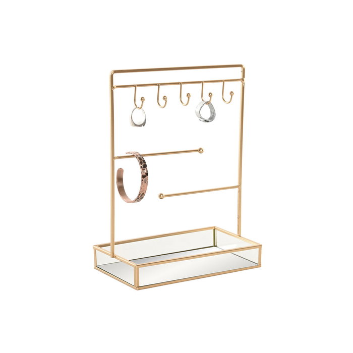 Boîte à bijoux Home ESPRIT Doré Métal Miroir 21 x 10 x 32 cm Boîte à bijoux Home ESPRIT Doré Métal Miroir 21 x 10 x 32 cm