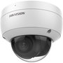 Hikvision Caméra réseau dôme fixe 4 MP avec microphone intégré, résistance vandal IK10 et étanchéité IP67, objectif 2.8mm