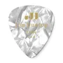 DUNLOP Pack de 72 médiators Genuine Celluloid Classic Blanco Perlado - Thin