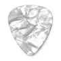 DUNLOP Pack de 72 médiators Genuine Celluloid Classic Blanco Perlado - Thin
