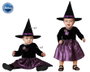 BigBuy Carnival Déguisement Sorcière Violet pour Bébé avec Chapeau