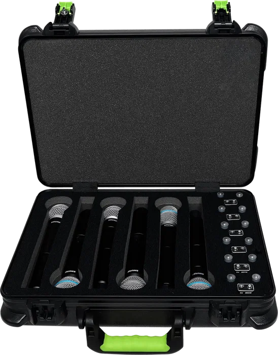 SBG Estuche de Transporte en Polyéthylène pour 6 Microphones HF avec Serrure TSA SBG Estuche de Transporte en Polyéthylène pour 6 Microphones HF avec Serrure TSA