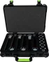SBG Estuche de Transporte en Polyéthylène pour 6 Microphones HF avec Serrure TSA
