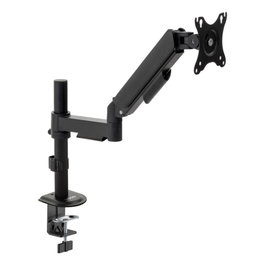 Tooq DB1733TNR-B Support de Table pour Moniteur VESA 17-32 Pouces avec Bras Articulé et Piston à Gaz