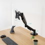 Tooq DB1733TNR-B Support de bureau articulé 17-32 pouces