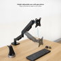 Tooq DB1733TNR-B Support de bureau articulé 17-32 pouces
