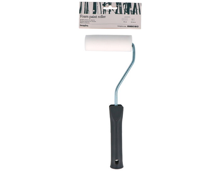 Innspiro Rouleau de peinture en mousse de 10 cm avec manche de 27 cm Innspiro Rouleau de peinture en mousse de 10 cm avec manche de 27 cm