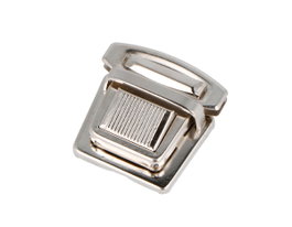 Innspiro Fermoir Tupi Rectangulaire en Acier Nickel 37x36 mm