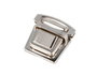 Innspiro Fermoir Tupi Rectangulaire en Acier Nickel 37x36 mm