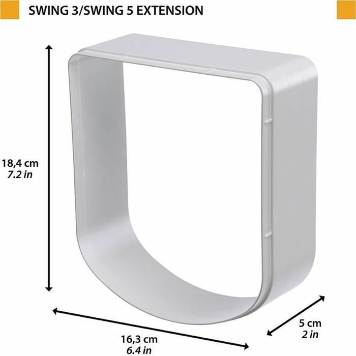 Ferplast Tunnel d'extension pour chatières Swing 3/5 - Gris Ferplast Tunnel d'extension pour chatières Swing 3/5 - Gris