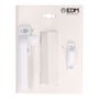 Manivelle EDM 85456 6801 Blanc Aluminium Gauche Fermeture à pression