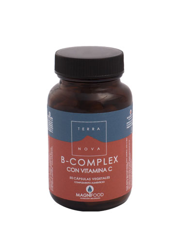 TERRANOVA B-Complex avec Vitamine C, 50 capsules