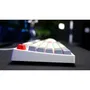 Cherry XTRFY K4V2 RGB TKL Retro - Clavier gaming mécanique format TKL sans pavé numérique avec commutateurs Cherry MX2A Red, rétroéclairage RGB 6 zones et structure en métal - Noir