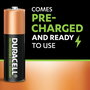 Piles Rechargeables DURACELL 1,2 V AA