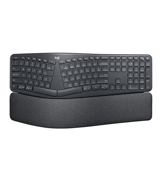Logitech ERGO K860 Clavier Ergonomique Sans Fil QWERTY Graphite Logitech ERGO K860 Clavier Ergonomique Sans Fil QWERTY Graphite