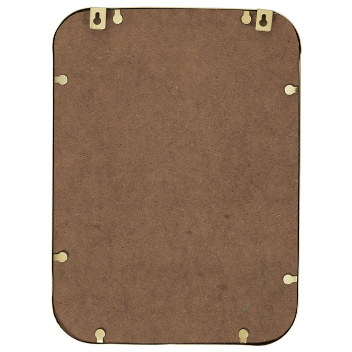 Home Deco Factory Miroir Rectangulaire Doré 34x25 cm Home Deco Factory Miroir Rectangulaire Doré 34x25 cm