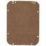 Home Deco Factory Miroir Rectangulaire Doré 34x25 cm