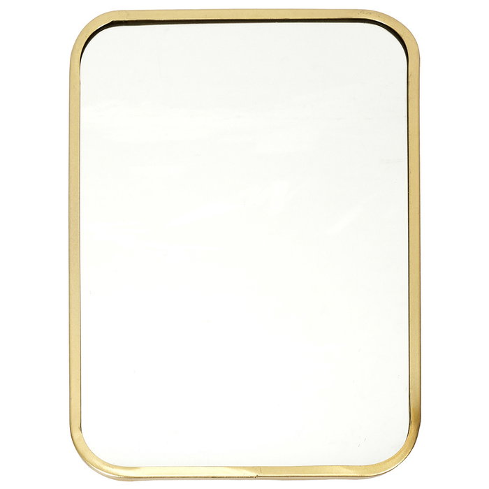Home Deco Factory Miroir Rectangulaire Doré 34x25 cm Home Deco Factory Miroir Rectangulaire Doré 34x25 cm