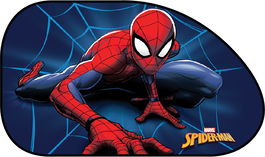 Licensing CZ10251 Rideaux Latéraux Trapèze Spiderman 65x38 cm 2 Pz - UV - Ventouse