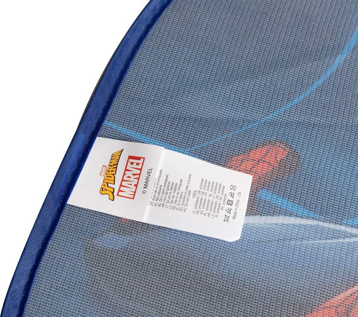 Licensing CZ10251 Rideaux Latéraux Trapèze Spiderman 65x38 cm 2 Pz - UV - Ventouse