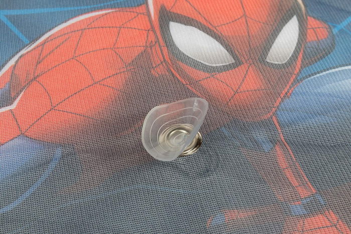 Licensing CZ10251 Rideaux Latéraux Trapèze Spiderman 65x38 cm 2 Pz - UV - Ventouse