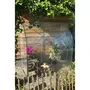 Nature Serre de Jardin Murale - 200 x 100 x 215 cm (H) - Tube Alu Vert 16 mm, PVC Transparent 1 mm - Protection Plantes contre Intempéries et UV