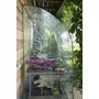 Nature Serre de Jardin Murale - 200 x 100 x 215 cm (H) - Tube Alu Vert 16 mm, PVC Transparent 1 mm - Protection Plantes contre Intempéries et UV