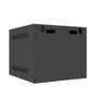 Lanberg WF10 Armoire Mural Rack 10 Pouces 4U - Porte Vitrée Noir IP20