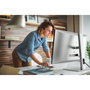 Alogic Clarity 27 UHD 4K Monitor avec 90W 27F34KCPD Silver