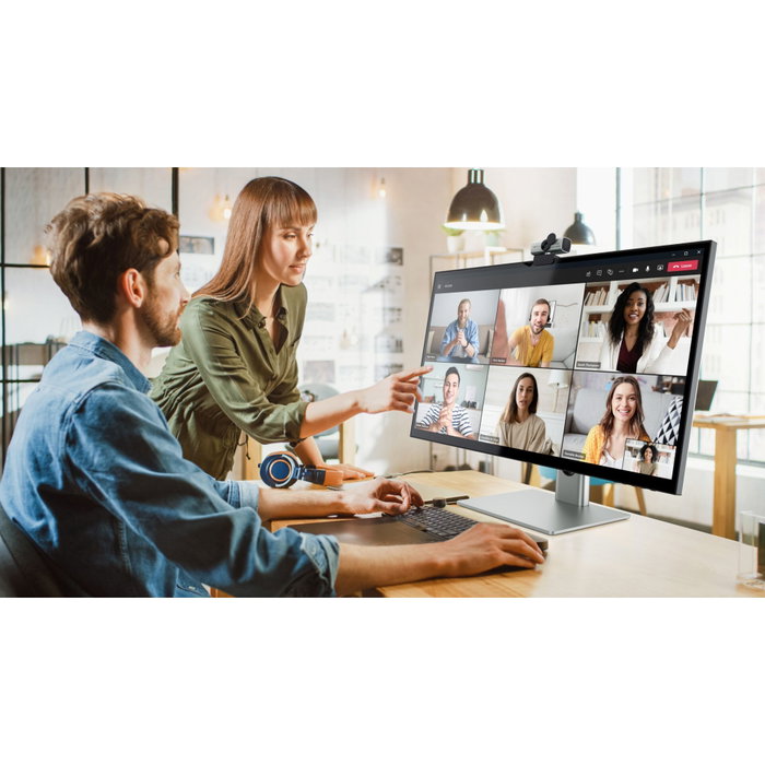 Alogic Clarity 27 UHD 4K Monitor avec 90W 27F34KCPD Silver