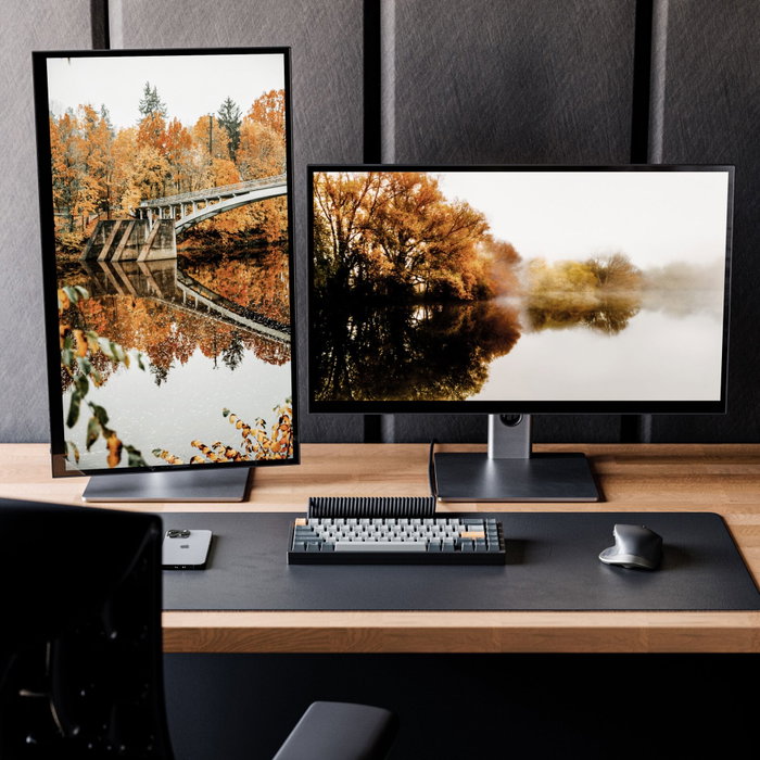 Alogic Clarity 27 UHD 4K Monitor avec 90W 27F34KCPD Silver