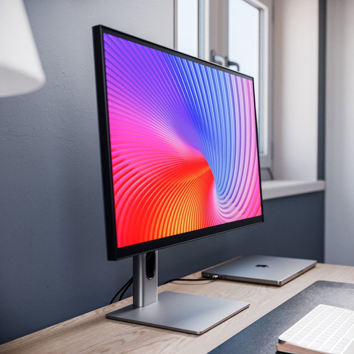 Alogic Clarity 27 UHD 4K Monitor avec 90W 27F34KCPD Silver