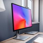 Alogic Clarity 27 UHD 4K Monitor avec 90W 27F34KCPD Silver