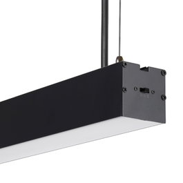Réglette LED Linéaire Enlazable 38W 3800Lm 150cm CCT 3000-6500K Noir