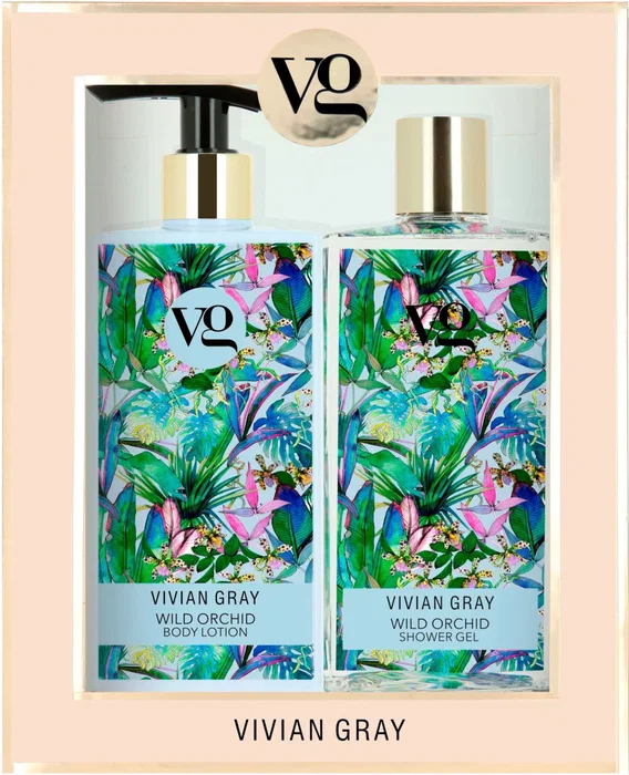Vivian Gray Set Wild Orchid avec Gel Douche et Lait Corporel