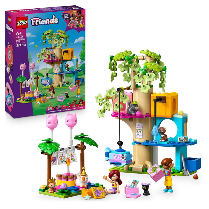 LEGO Friends La Fête d'Anniversaire et l'Arbre à Chats, 42666 LEGO Friends La Fête d'Anniversaire et l'Arbre à Chats, 42666