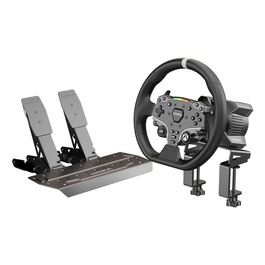 Moza Racing Pack Volant de Course R3 RS053 Noir avec Palettes au Volant et Support - Compatible PC
