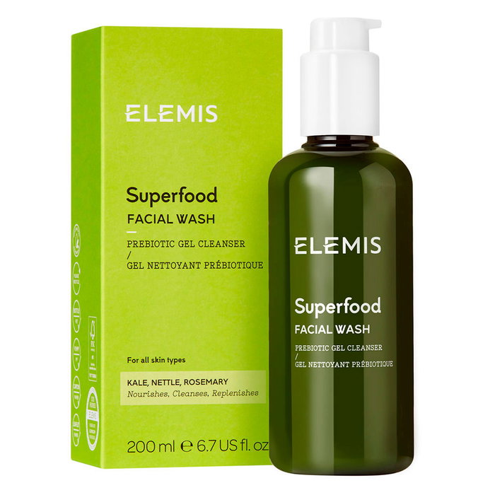 Elemis Superfood Nettoyant Visage Énergisant 200 ml pour Peaux Matures et Ternies
