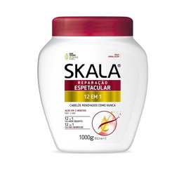 Skala Crème Conditionnante 12 en 1 avec Vitamine E et D-Panthenol pour Réparation et Nutrition Intense des Cheveux 1000 ml